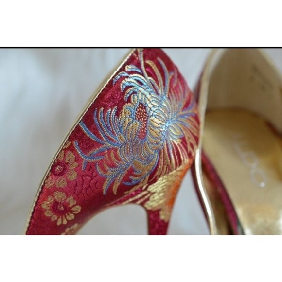Aldo brand multicolored heels/pumps - Picture 5 of 8